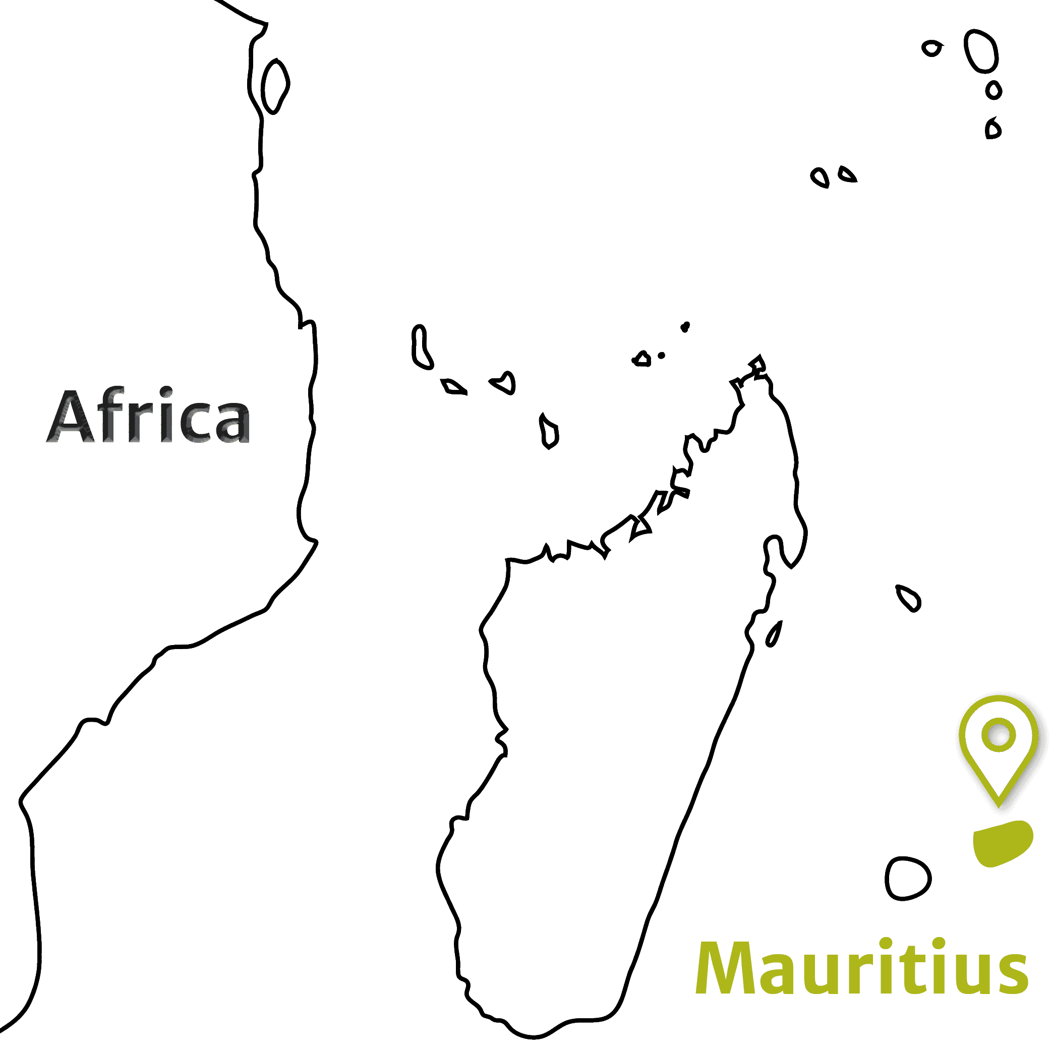 Mauritius - Location map Mauritius