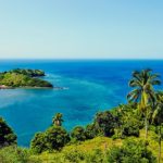 Les Comores - Paysage verdure et océan