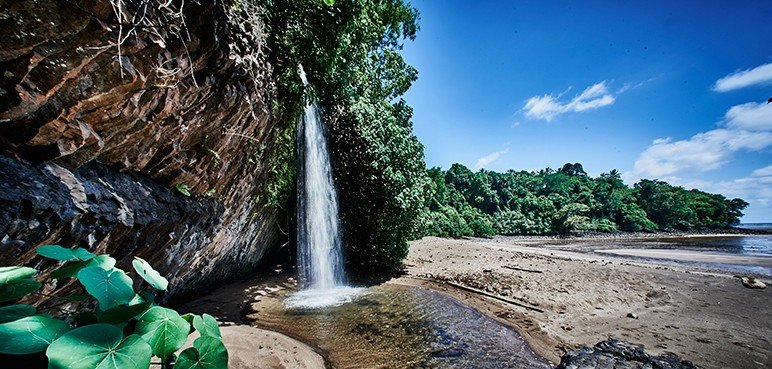 Mayotte - Paysage cascade