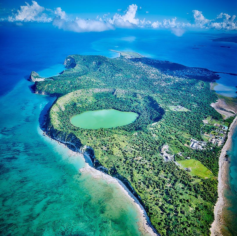 Mayotte - Vue du ciel lagon
