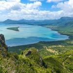 Île Maurice - Vue verdoyante bord d'océan