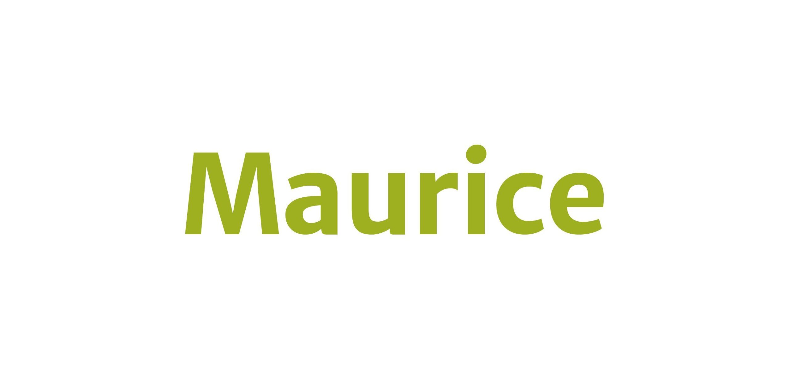 Île Maurice - Logo Maurice vert