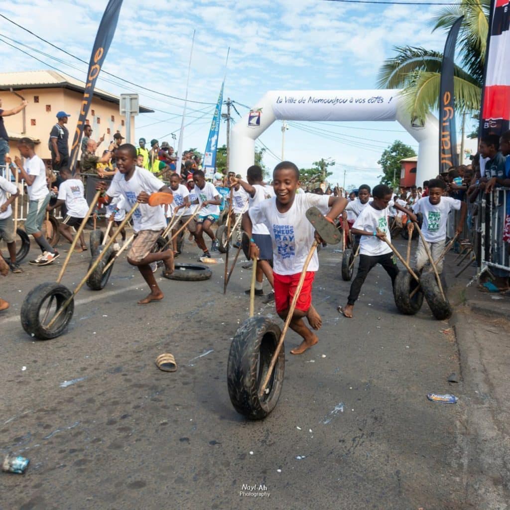 Course de pneus - Mayotte