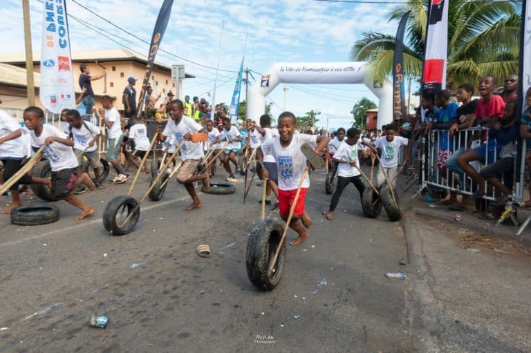 Course de pneus - Mayotte