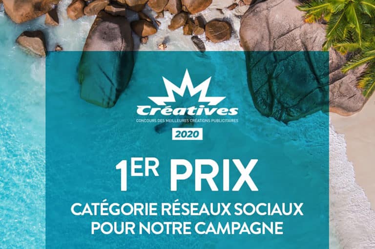 Créatives 2020: 1er prix dans la catégorie « Réseaux Sociaux »